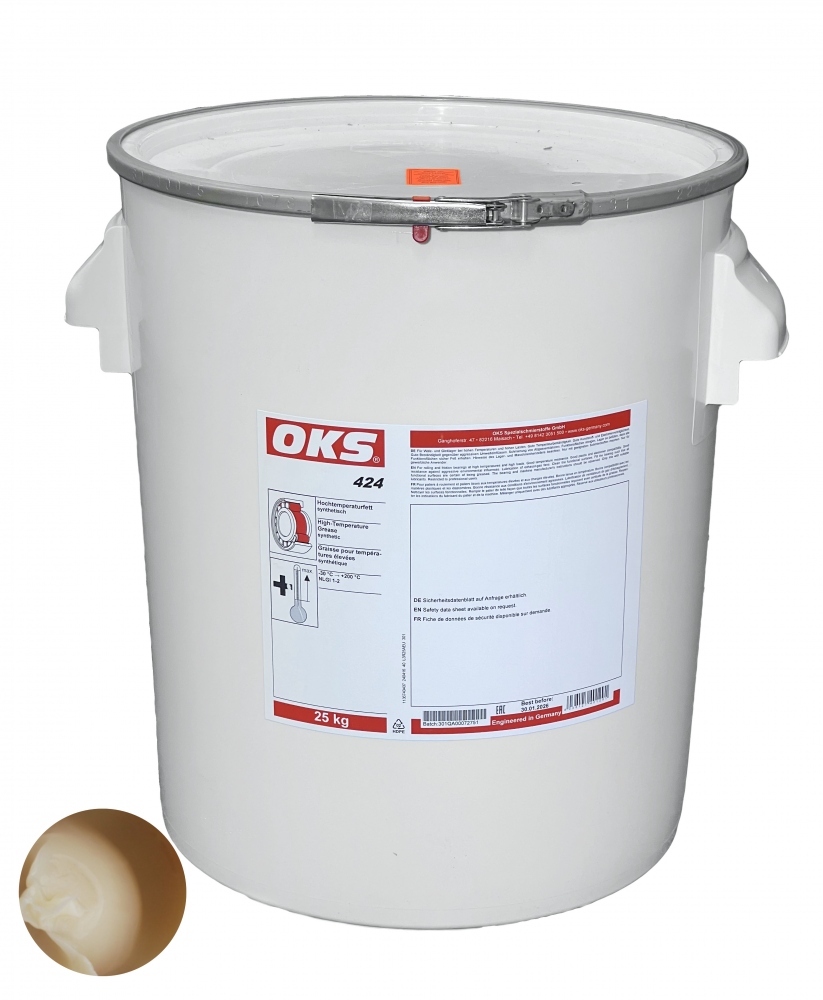 pics/OKS/E.I.S. Copyright/Bucket/424/oks-424-synthetic-high-temperature-grease-color-beige-25kg-bucket-ol.jpg